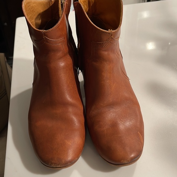 Isabel Marant Étoile | Brown Leather Dicker Ankle Boot - Size FR 38 - Picture 10 of 12